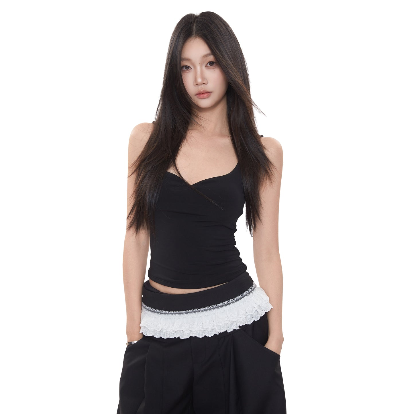 Backless Bustier Top