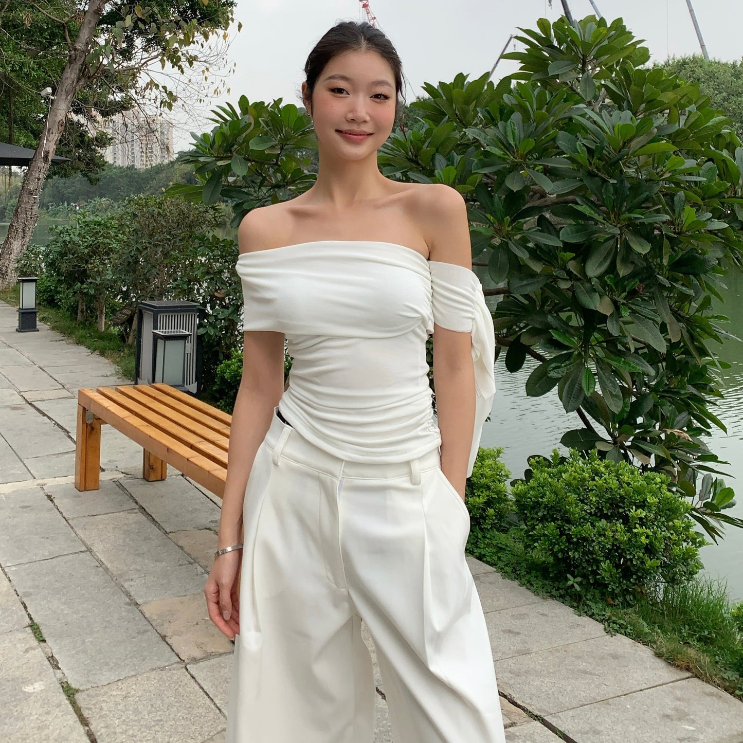 Shoulder Tie Top