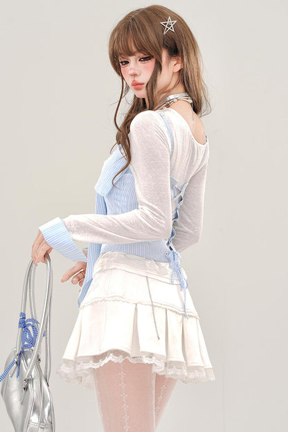 French Stripe Top Set