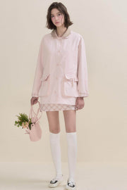 Soft Pink Trench Jacket - My Store