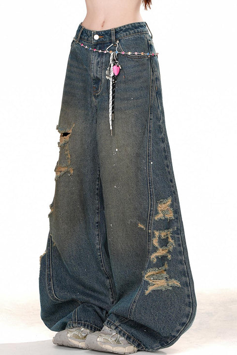 Retro Variant Wide Leg Jeans