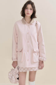 Soft Pink Trench Jacket - My Store