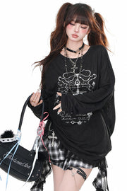 Nightmare Sheer Long Sleeve Top