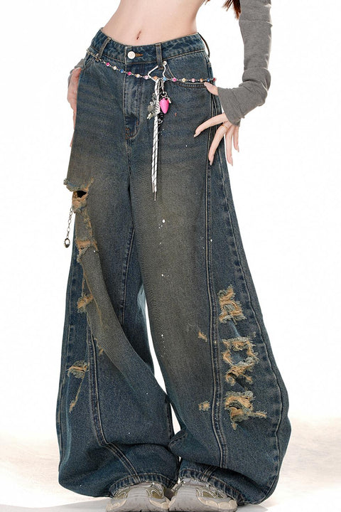 Retro Variant Wide Leg Jeans