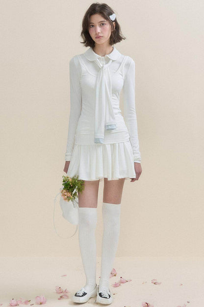 Feminine Knit Twin Set-Up - My Store