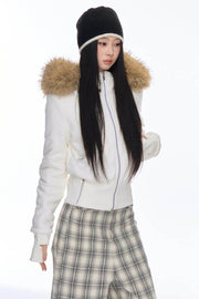 Plush Hooded Jacket - My Store