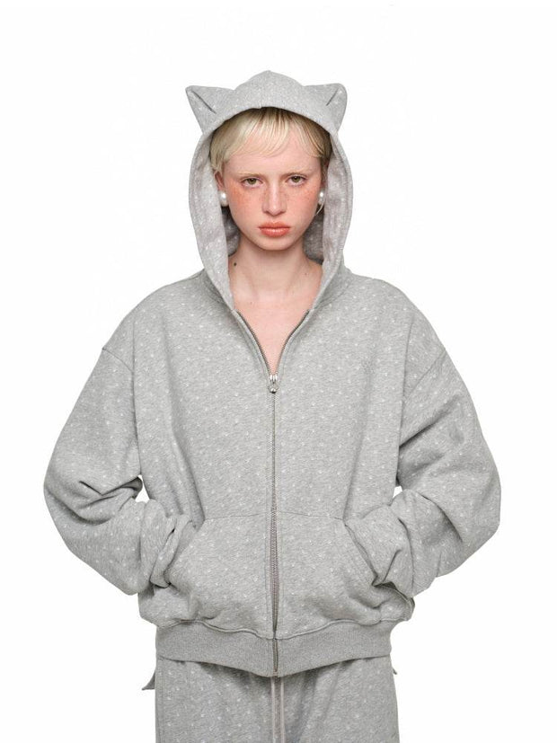 Cat Paw Hooded Sweatshirt - My Store