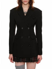 Black & Gray Blazer Dress - My Store