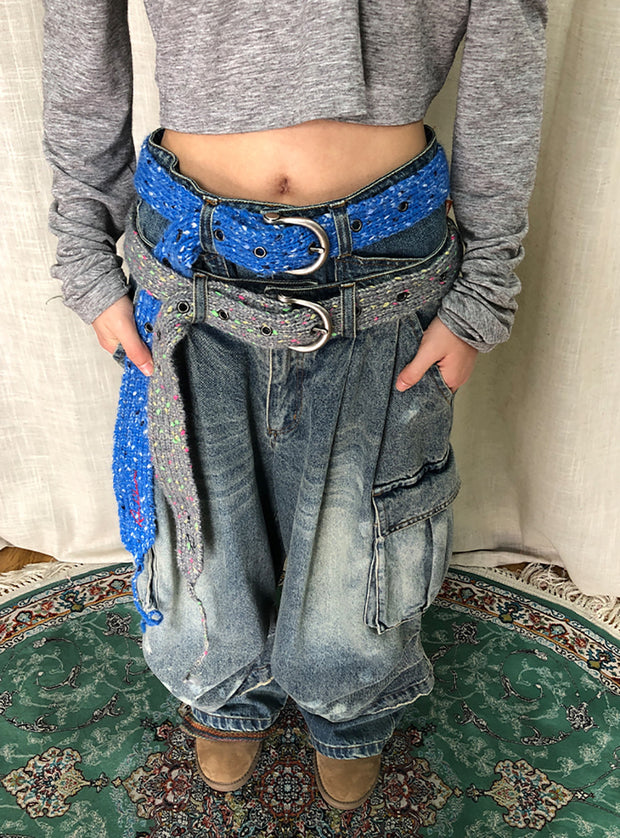 Patterned Knit Belt (3color)