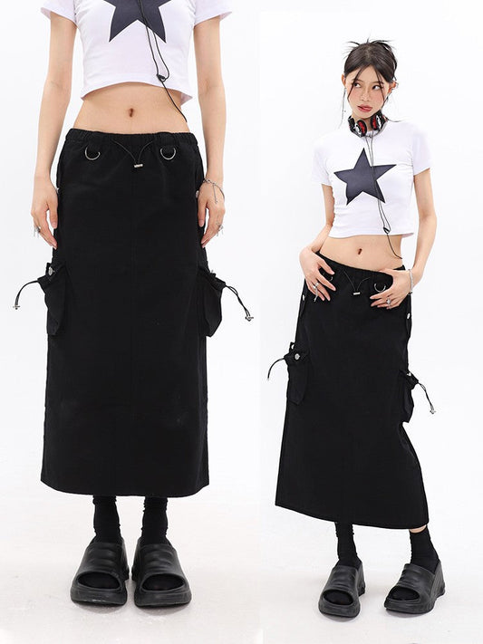 klia Retro Straight Bella Mid Length Skirt
