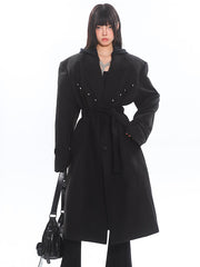 Rivet Suit Wool Coat