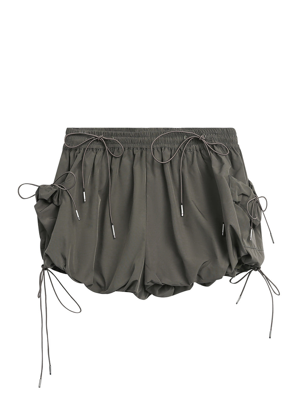 High Waist Pocket String Shorts