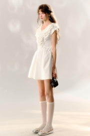 Afternoon Pearl Lace Dress - My Store