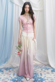 Gradient Long Skirt