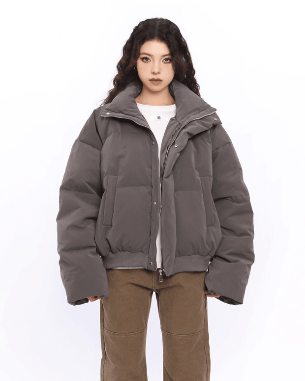 Stand Collar Down Jacket - My Store