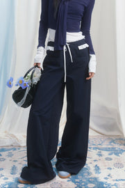 Navy Blue Trouser Pants