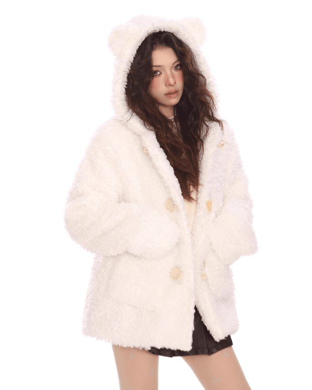 Bear Hooded Ears Jacket - My Store