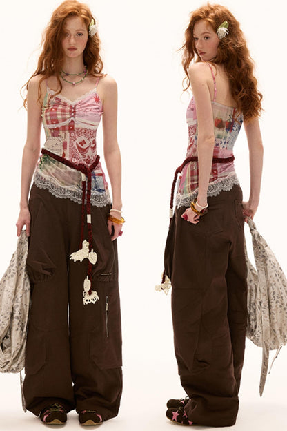 Multi Color Lace Camisole