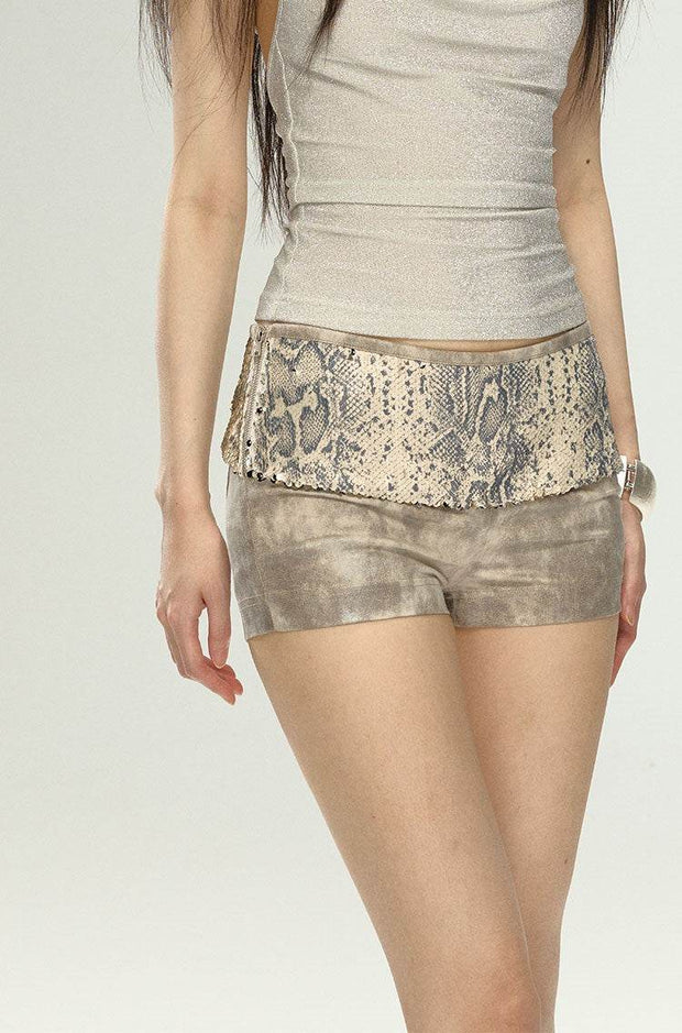 Snake Pattern Shorts - My Store