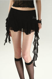 Asymmetrical Ruffled Skirt - My Store