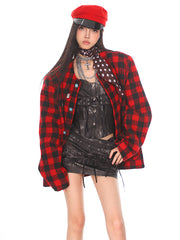 Red Plaid Jacket