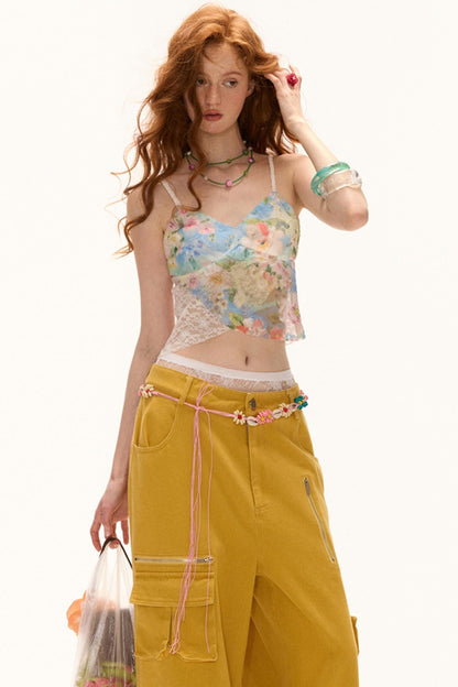 Floral Lace Camisole Top
