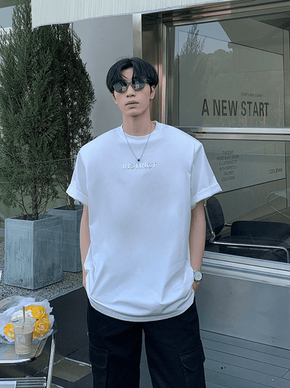 リラックスフィット ハーフスリーブTシャツ