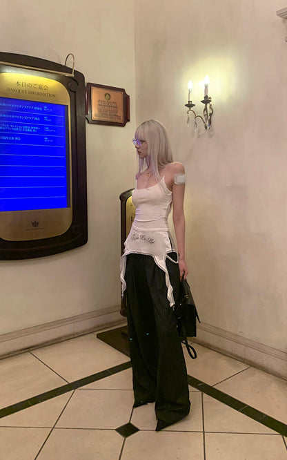 Invisible Fishline White Camisole
