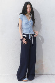 Navy Blue Trouser Pants