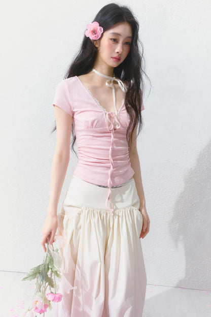 Gradient Long Skirt
