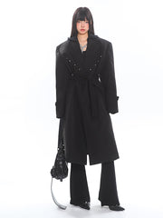 Rivet Suit Wool Coat