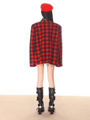 Red Plaid Jacket