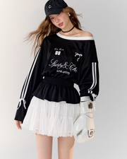 Jersey Element Top / Frill Skirt