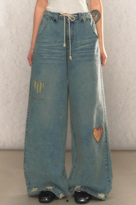 Vintage Love High Waist Jeans Pants - My Store