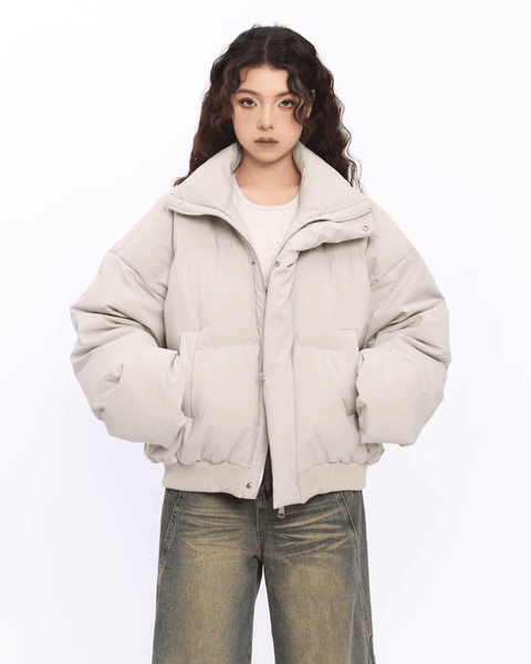 Stand Collar Down Jacket - My Store