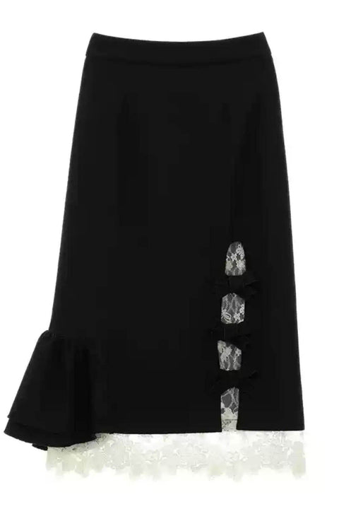 Premium Bow Lace Skirt - My Store