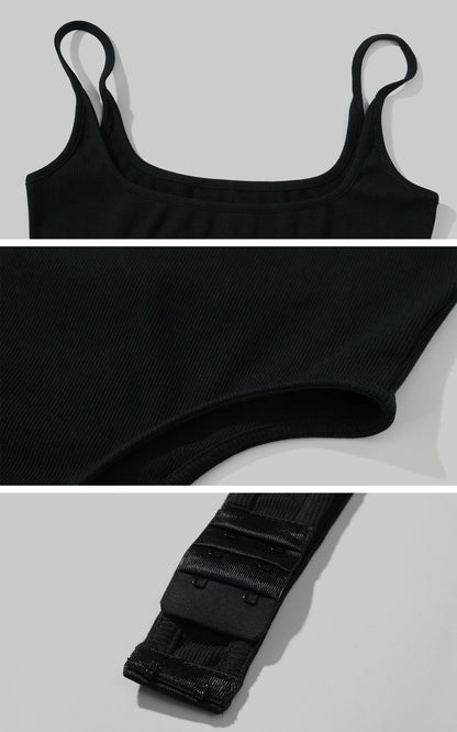 Ribbed Stretch Bodysuit