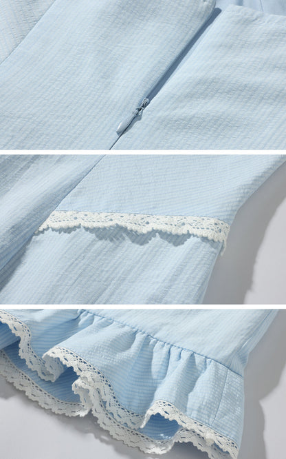 Light Slumber Lace-Trimmed Camisole Dress Set
