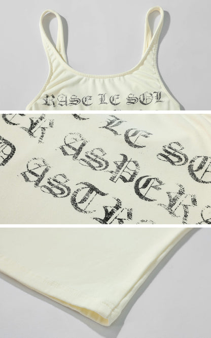 Graphic Print Tank Top
