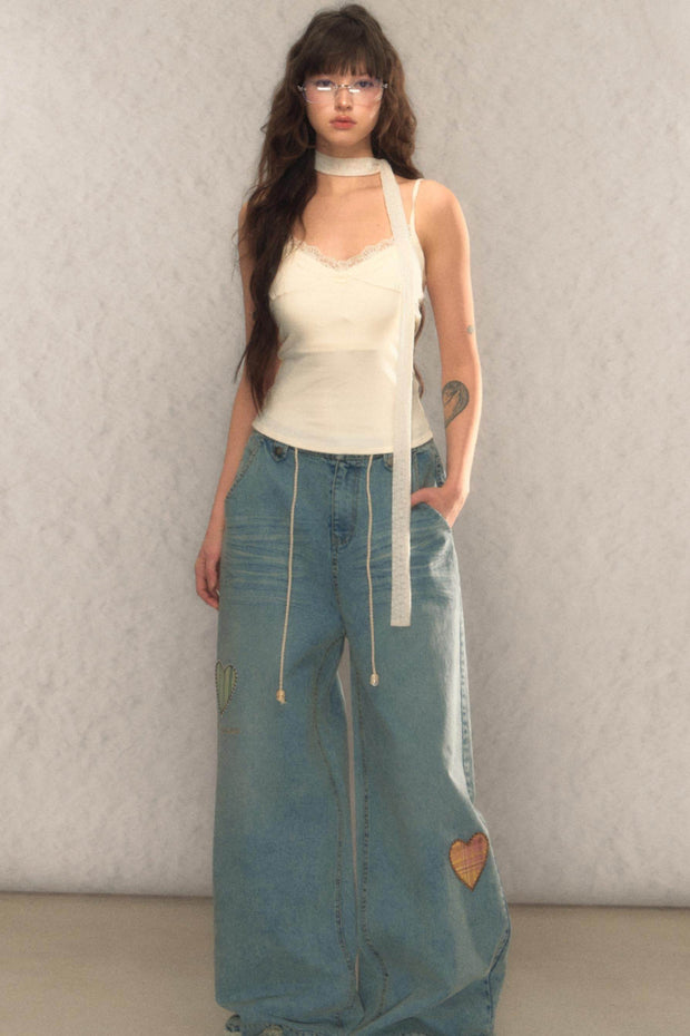 Vintage Love High Waist Jeans Pants - My Store