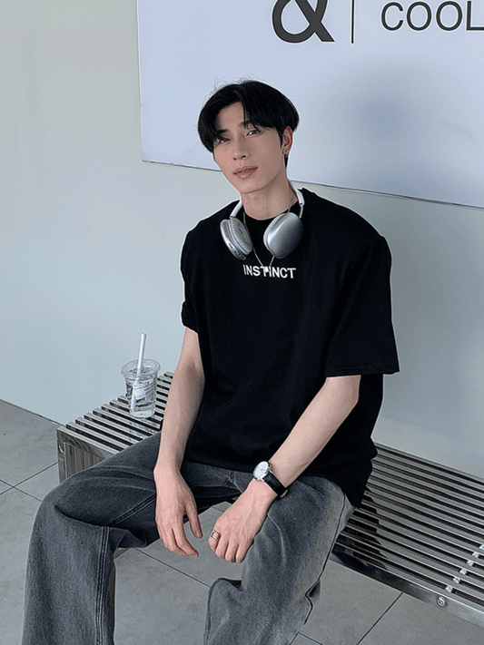 リラックスフィット ハーフスリーブTシャツ