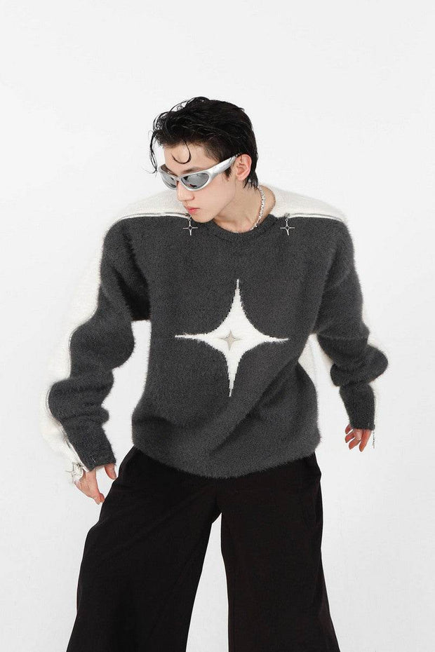 Logo Mohair Sweater - My Store