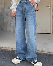 Vintage Loose Denim Pants