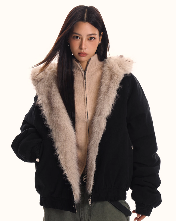 Ultra Fur Collar Jacket