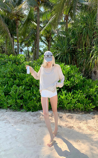 Fluid Knit Long Sleeve Top