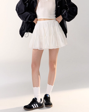 Jersey Element Top / Frill Skirt