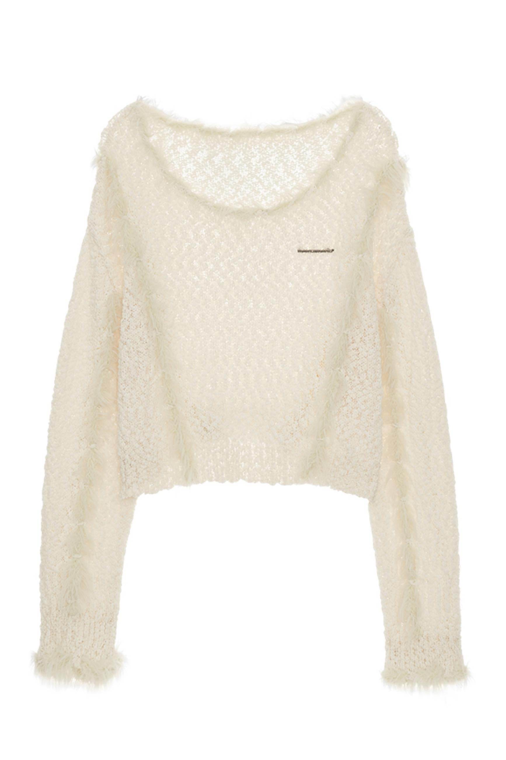 Premium Cutout Wool Sweater - My Store