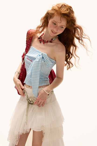 Tie Wrap Bustier Camisole Top