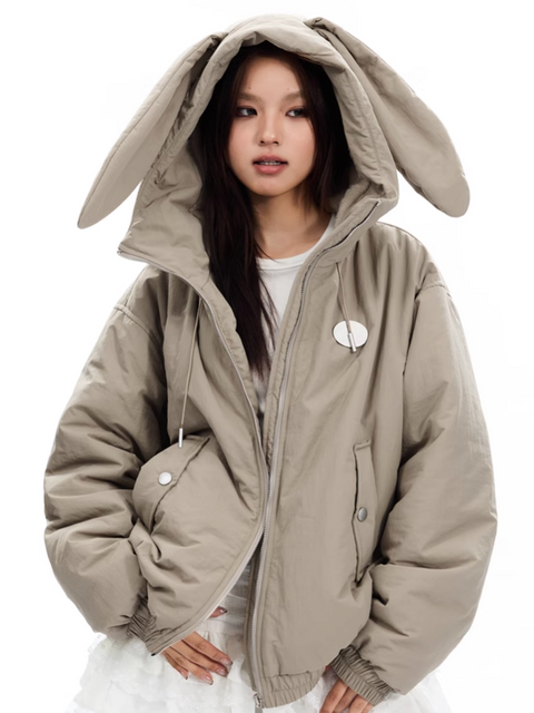 Bunny Ears Hooded Jacket