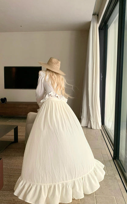 Ruffled Sculptural Shirt
